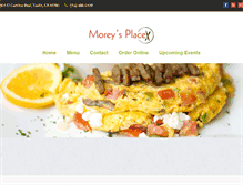 Tablet Screenshot of moreysplace.com